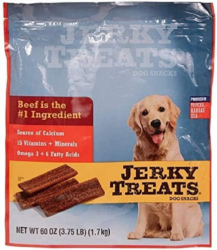 Tender Strips Dog Snacks Beef 60 oz. 3.75 lbs Jerky-hl Jerky-7q (60 Oz) | Amazon (US)