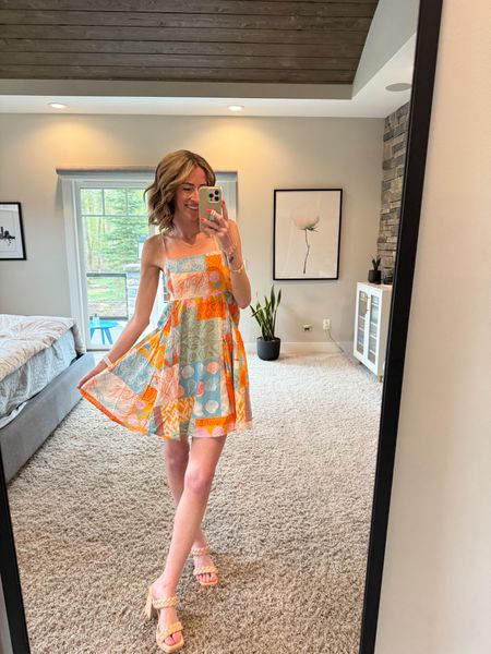 Seashell print, tropical beach dress for vacation from the red dress boutique summer dresses, and outfit ideas #rdbabe
