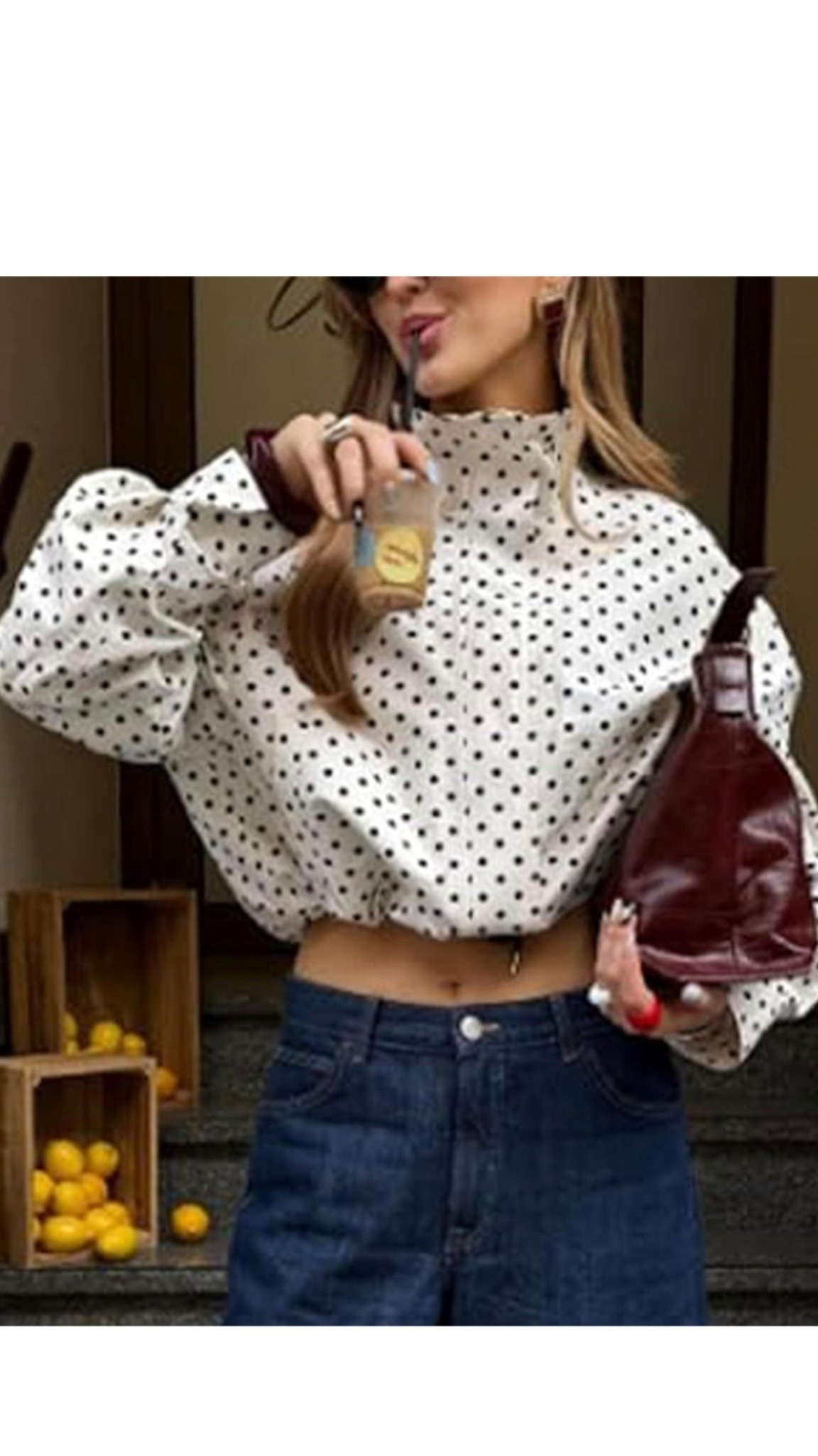 Polka dots are so in and this windbreaker is perfect - size down . Love the collar . Cute with capris 

#LTKSeasonal #LTKOver40 #LTKootd