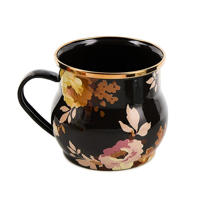 Wild Rose Brown Mug | MacKenzie-Childs
