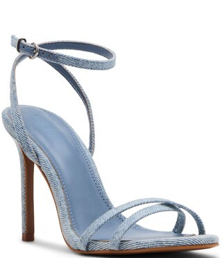 Steve Madden Jypsey Denim Strappy Dress Sandals | Dillard's | Dillard's