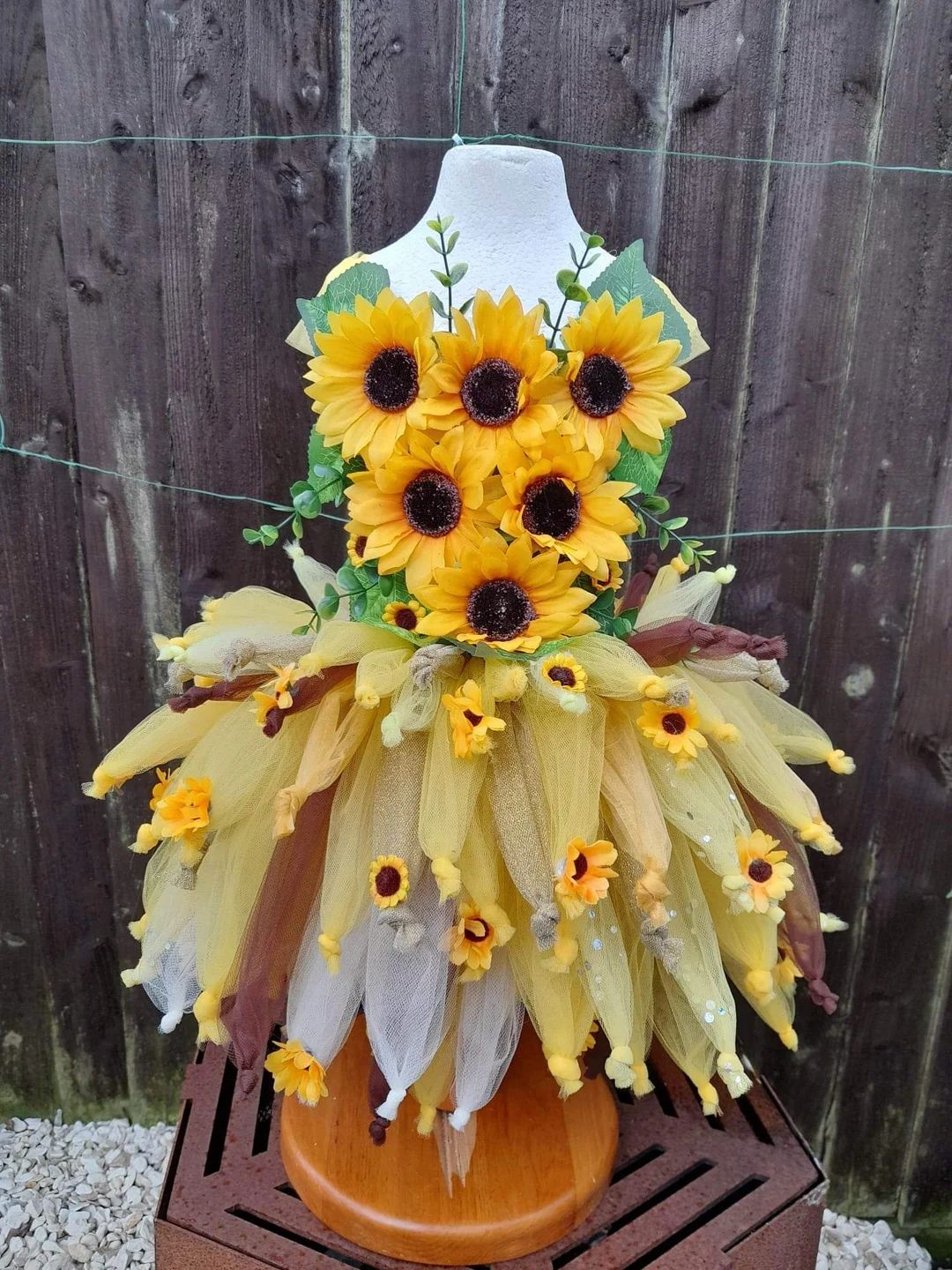 Sunflower Fairy Tutu Dress Sunflower Party Dress, Birthday, Christmas Present, Pageant, Dressing ... | Etsy (US)