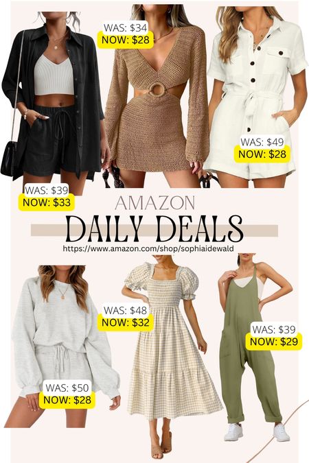 Amazon daily deals // amazon fashion, summer style, Vacay vibes 

#LTKsalealert #LTKunder50 #LTKstyletip
