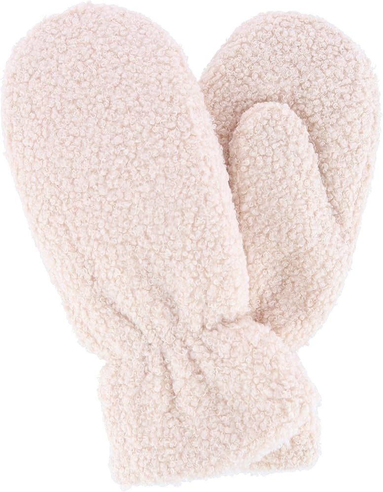 CTM® Women's Boucle Teddy Mittens with Gathered Wrist | Amazon (US)