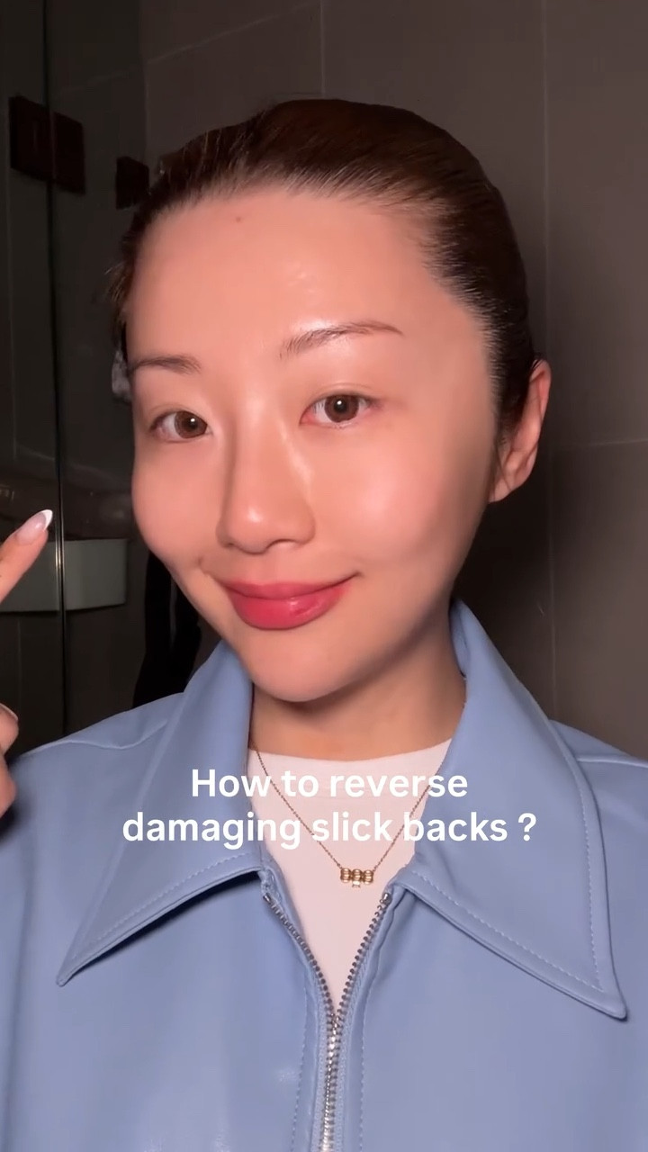 How to reverse damaging slick backs 🐝✨

Tight hairstyles can put tension on your scalp and weaken your ends over time. So before I brush everything back, I focus on repairing and protecting.

Using:
– Guerlain Abeille Royale Scalp & Hair Youth Oil-In-Serum to nourish the roots
– Guerlain Abeille Royale Hair Leave-In to smooth and seal my ends

Because slick doesn’t have to mean stressed.

And yes… it smells like warm honey. Divine.

Save this for your next slick back 🤍

#slickback #haircaretips #hairgoals #guarlain #luxuryhaircare