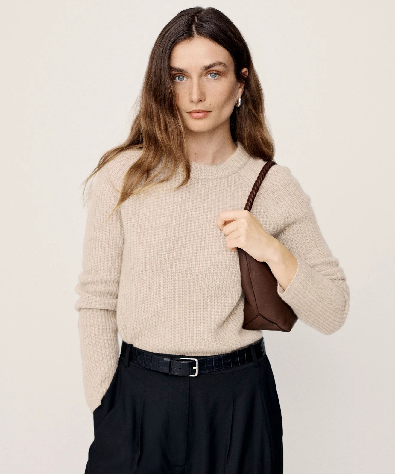 Cashmere Fisherman Sweater | Jenni Kayne