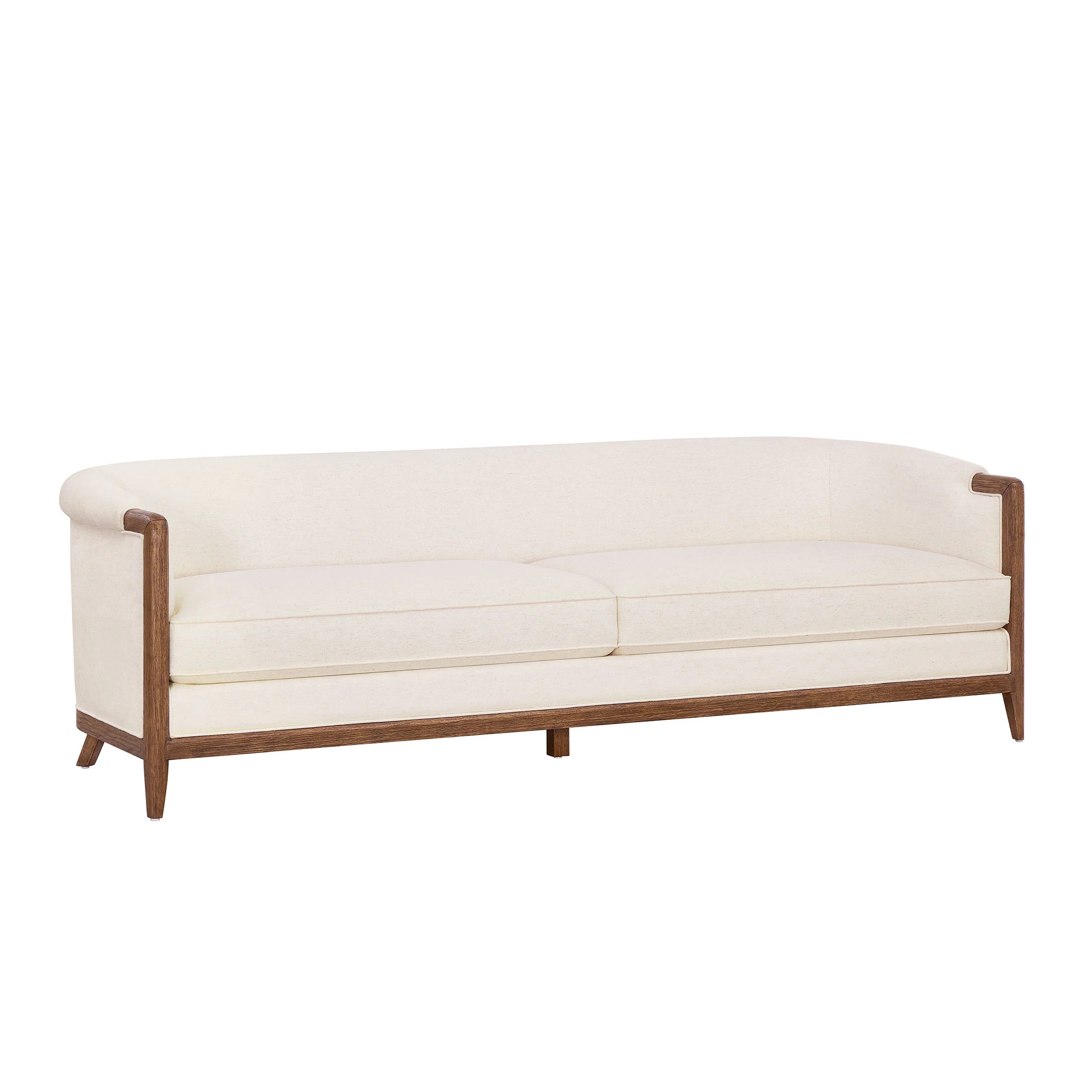 My Texas House Campbell Sofa, Cream Fabric Upholstery | Walmart (US)