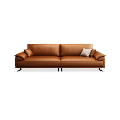 Genuine Leather Modular Sofa cushion couch | Wayfair North America