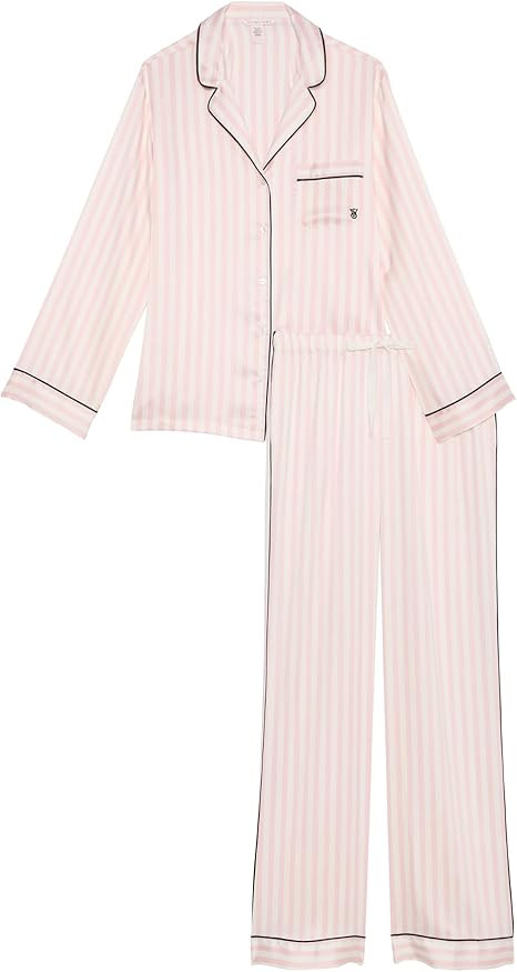Victoria's Secret Fashion Show '24 Women's Glazed Satin Long Pajama Set (XS-XXL) | Amazon (US)
