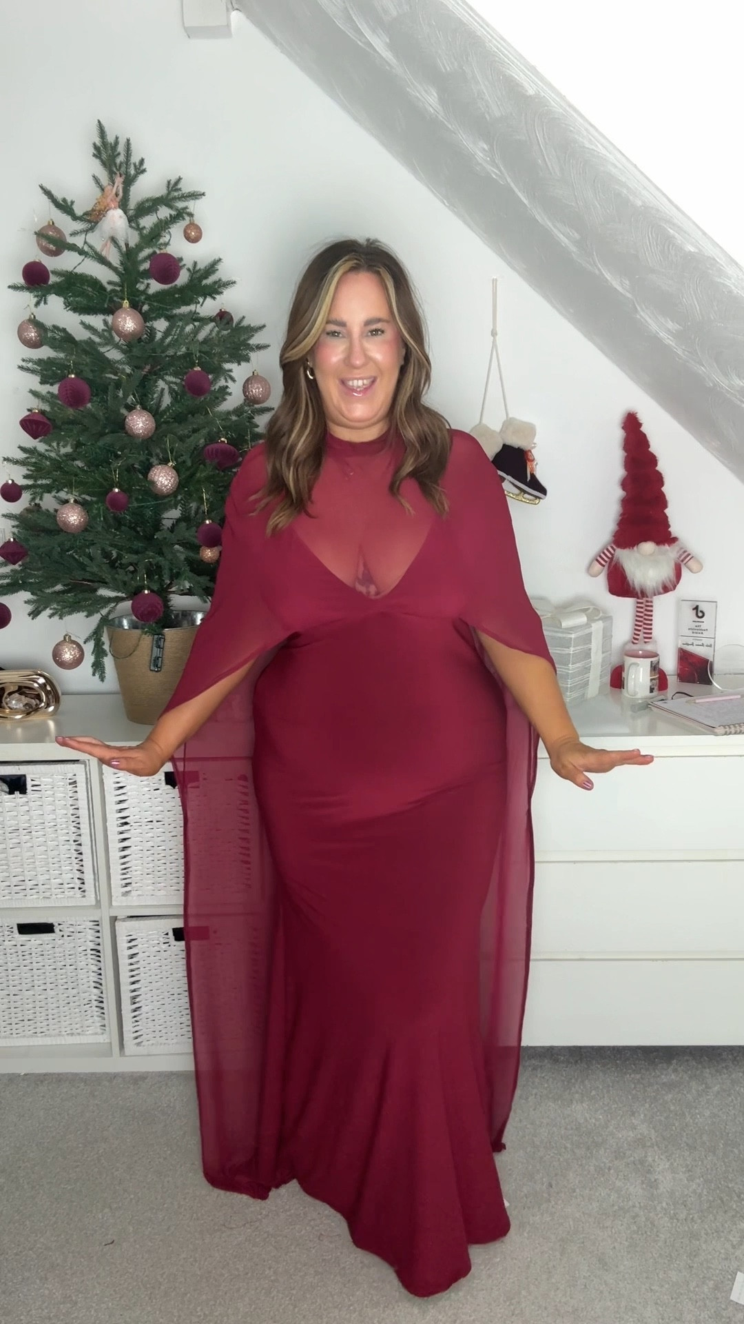 Help me decide. . . ASOS burgundy maxi dress ♥️

#LTKuk #LTKfestive #LTKmidsize