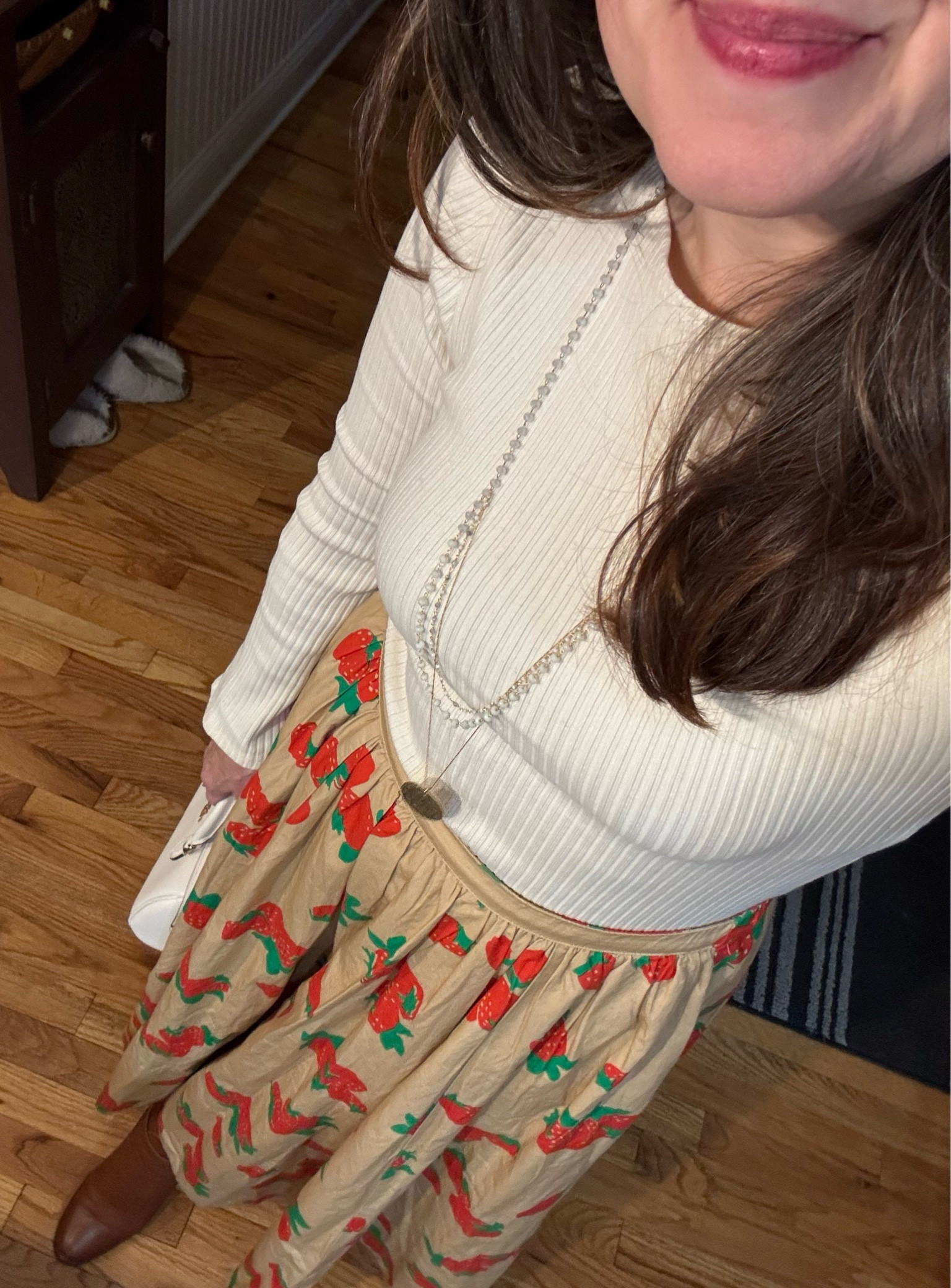 Outfit for a party recently, love the strawberries 🍓 

#LTKSeasonal #LTKOver40 #LTKPetite