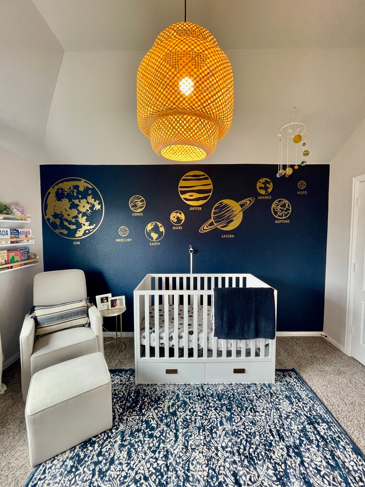 Outer space themed nursery baby boy nursery planets solar system baby room 

#LTKbaby #LTKfamily #LTKbump
