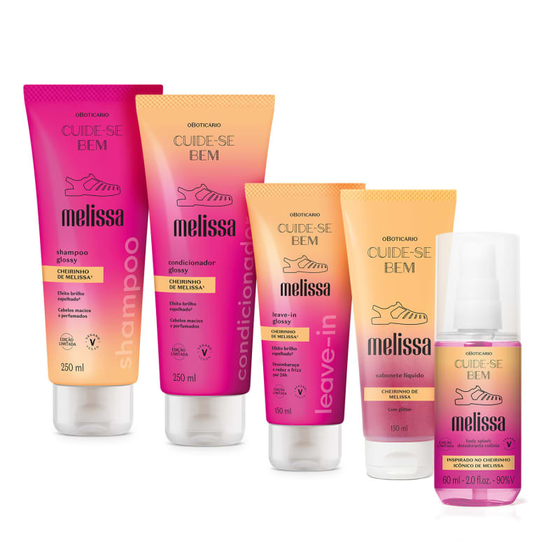 Combo Cuide-se Bem Melissa Banho (5 itens) | oBoticario (BR)