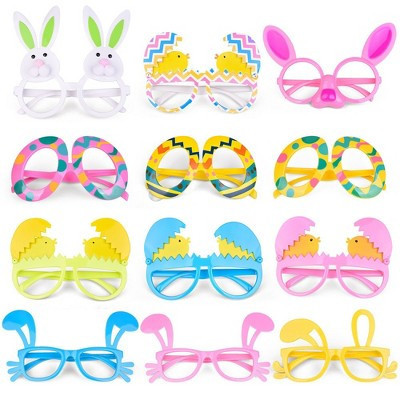 Fun Little Toys 12 PCS Bunny-Shaped Easter Glasses Party Supplies– Bright Colors, Lightweight, for Kids Ages | Target