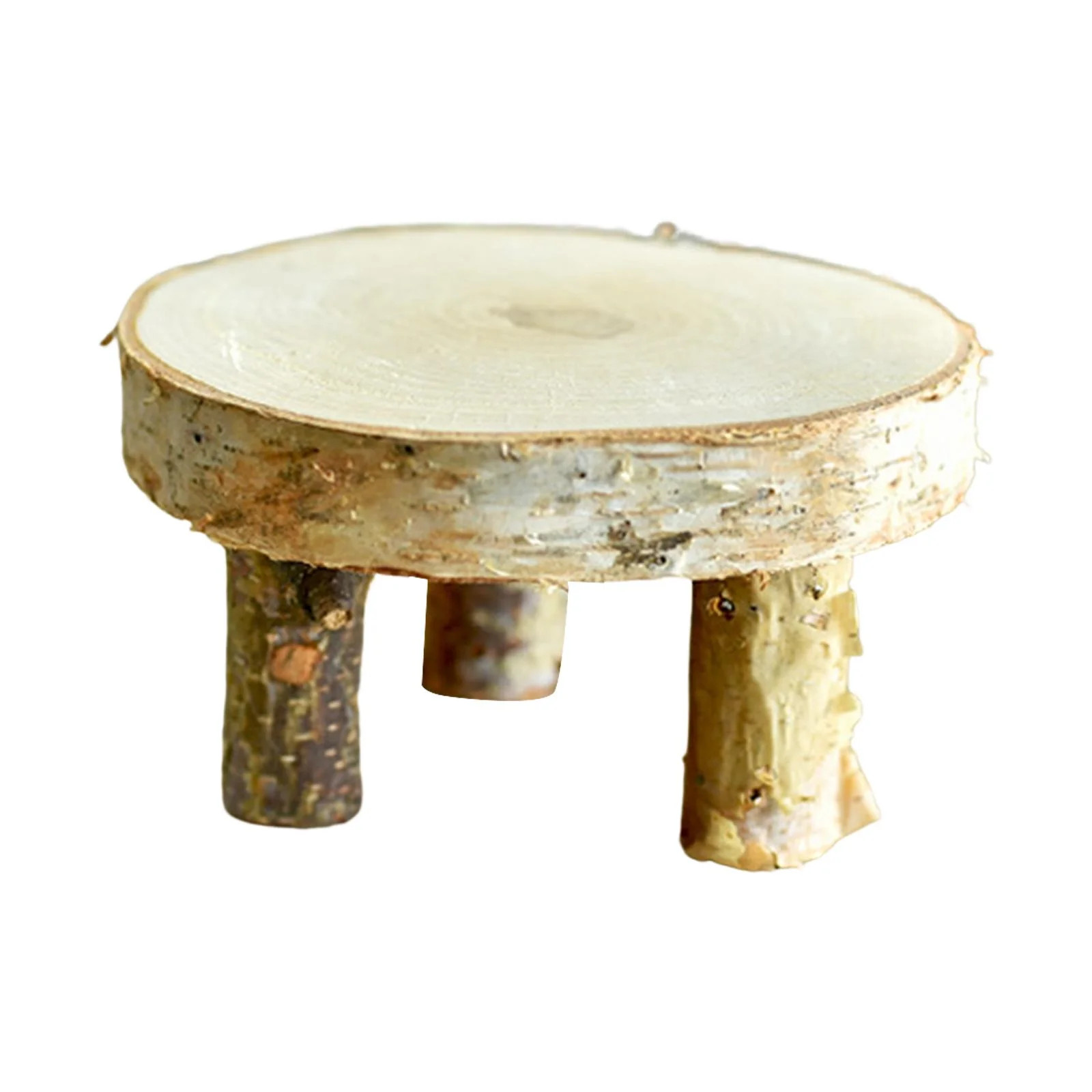 Wood Stand Wooden Riser Retro Organizer Round Rustic Durable Centerpiece Support Accs Display Sto... | Walmart (US)