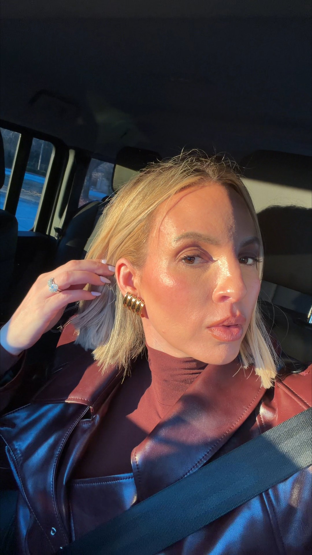 These earrings are so special to me. I wanted them for the longest time and they finally went on sale. So obviously I needed to buy them. Actually, I was not going to wear earrings with this outfit and I was like let me just see what it looks like. The second I put these up to my ears, it completely changed the look. It just made it so much more unique and pulled together. The power of accessories!

#LTKootd #LTKmomlife #LTKstorytime