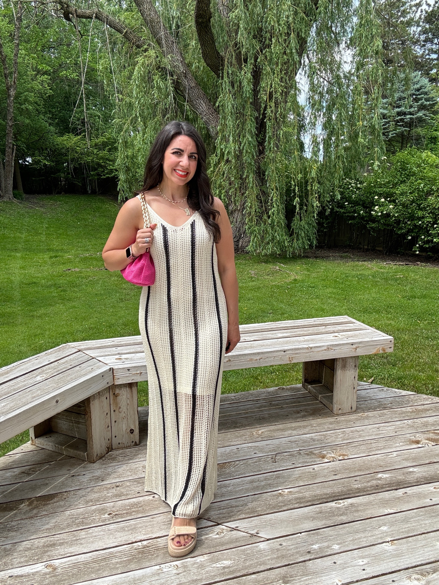 Cute crochet maxi from Target! Perfect summer outfit. I have a small. 

#LTKFindsUnder50 #LTKStyleTip