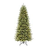 Puleo International 6.5 Foot Pre-Lit Slim Fraser Fir Artificial Christmas Tree with 350 UL Listed Cl | Amazon (US)