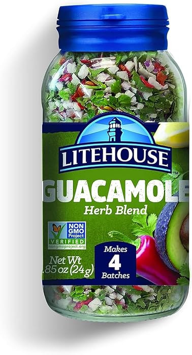 Litehouse Freeze Dried Guacamole Herb Blend - Guacamole Seasoning, Gluten Free, Vegetarian, Keto,... | Amazon (US)