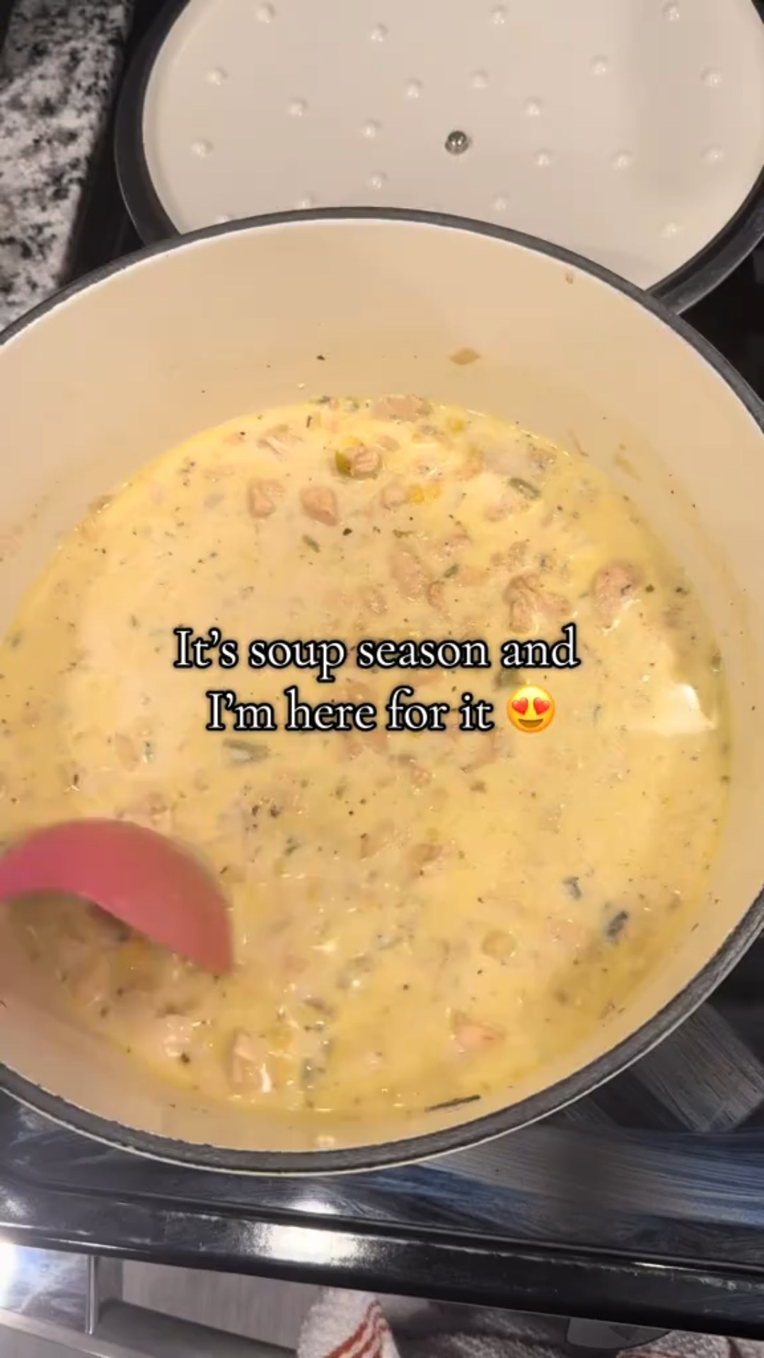 This creamy white chicken chili turned out so good in my Dutch oven!! 😍

#LTKHome