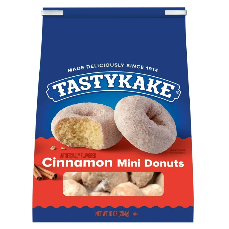 Tastykake Cinnamon Mini Donuts, Shareable Donuts, 10 oz Bag | Walmart (US)