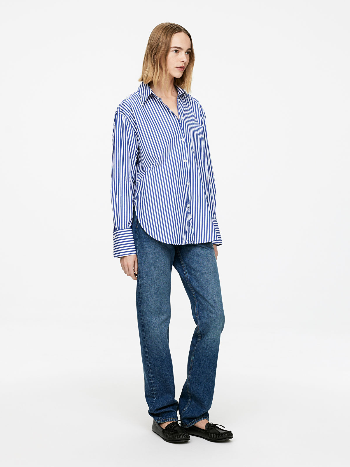 Relaxed-Fit Poplin Shirt | Arket UK
