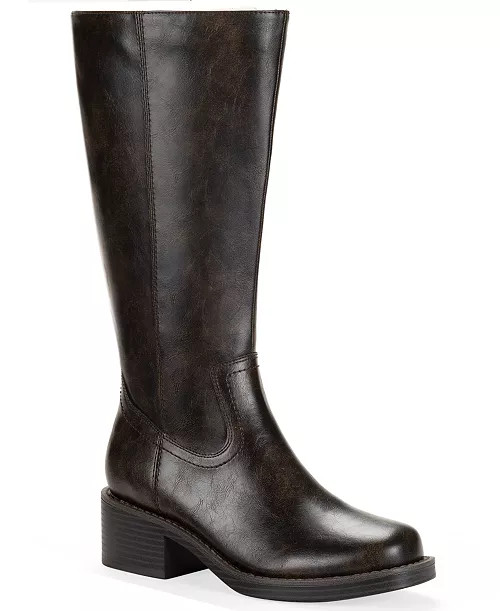 Women's Warblerr Wide Calf Square Toe Tall Boots, Macy's Exclusive | Macy's