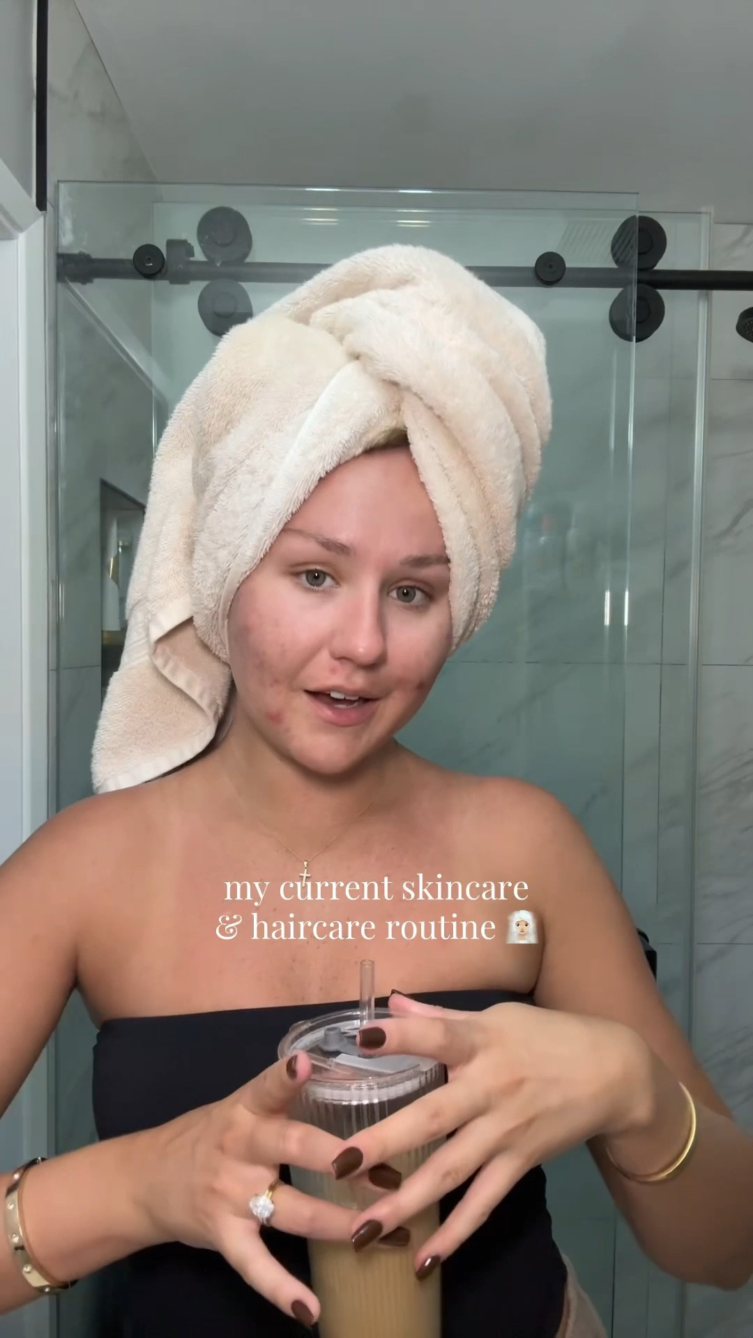 my current hair & skincare routine!! 🪽 using pantene, rhode, crown affair 🩷 

#LTKFindsUnder100 #LTKFallSale #LTKBeauty