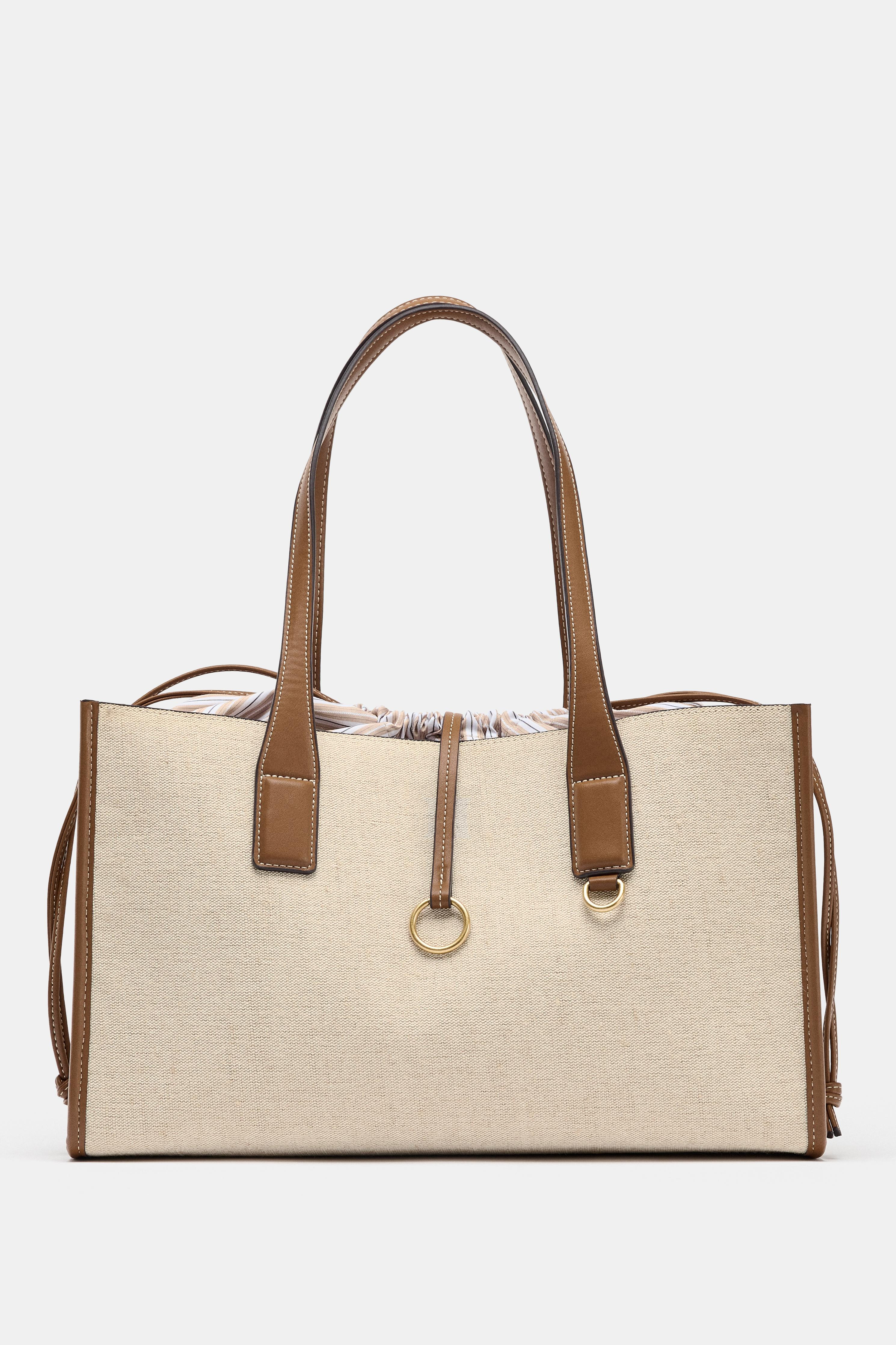 MAXI CANVAS TOTE BAG | Zara US