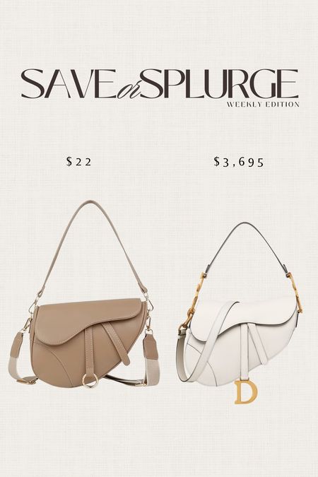 Save vs Splurge - handbag #stylinbyaylin #Dior #amazon

#LTKunder50 #LTKstyletip #LTKitbag