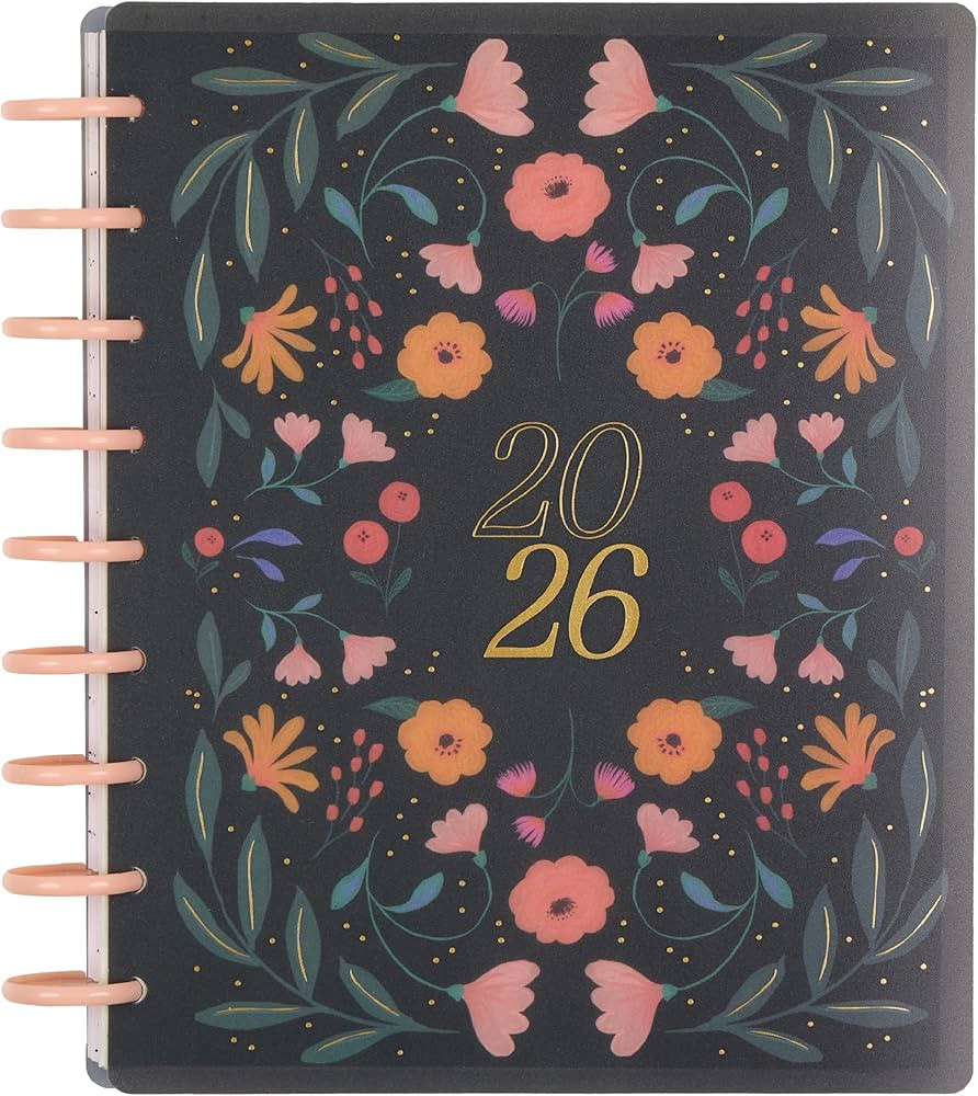 Happy Planner Disc-Bound Planner Jan.–Dec. 2026, Includes 3 Extra Months and 2 Sticker Sheets, ... | Amazon (US)