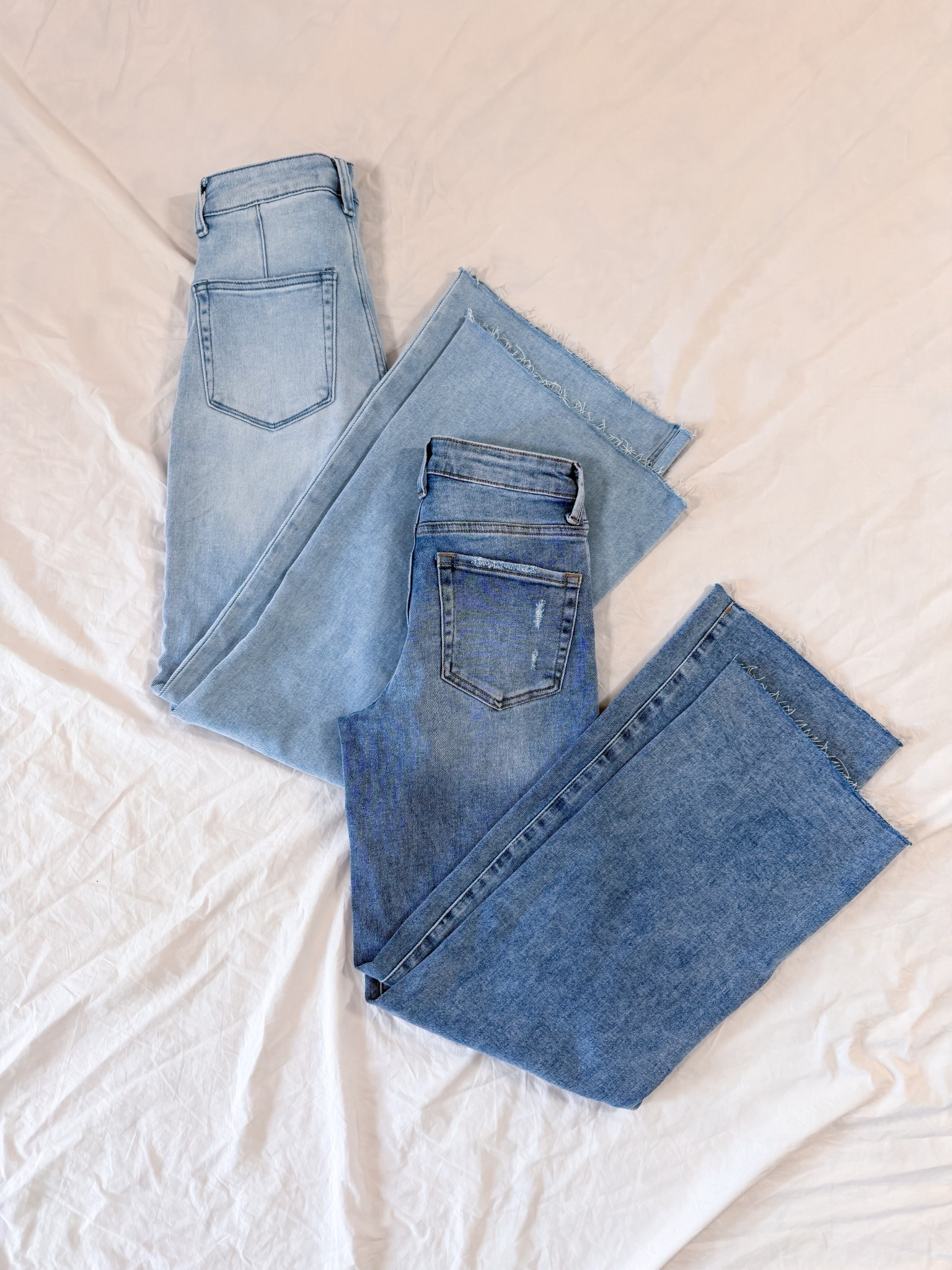 The comfiest jeans on planet earth - These sweatpant jeans are soft, stretchy, have a real zipper fly and pockets. I'm wearing a size 25 with a 32 inch inseam. Come in multiple lengths and wash options. 

#LTKSaleAlert #LTKootd #LTKselfcare