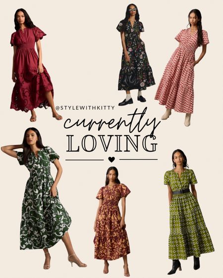Anthropologie Somerset Maxi Dress currently obsessing over this dress! It comes in SO many different prints and colors! Nothing like a fall outfit dressed in a beautiful Maxi dress and knee high boots!
#fall #outfits #capsule #dress #maxi #dress #somerset 

#LTKover40 #LTKstyletip #LTKmidsize