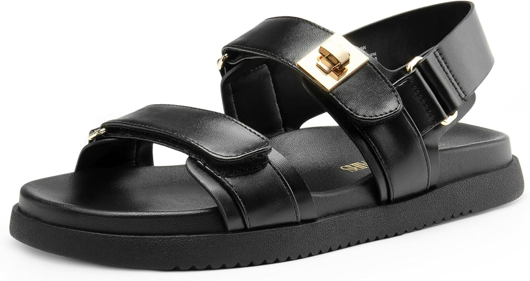 DREAM PAIRS Flat Sandals for Women Comfortable Open Toe Summer Sandals Adjustable Fashion Dress S... | Amazon (US)