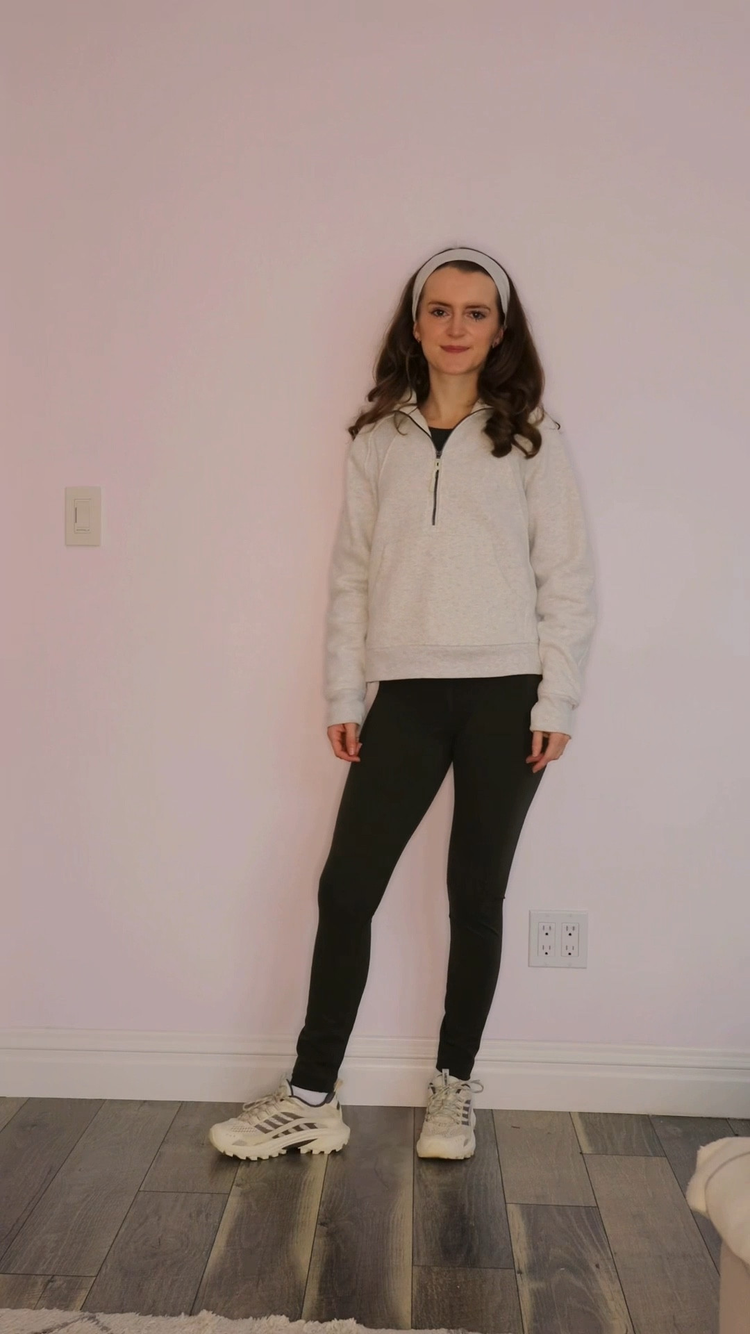 My go-to athleisure outfit for the new year ✨ A green matching workout set with stretchy leggings and a long sleeve top layered under a cozy gray quarter zip—perfect for casual winter outfits, gym outfits, or weekend hikes. Styled with Merrell Moab Speed 2 hiking sneakers, comfy socks, and a workout headband for an everyday active outfit that works for fitness goals, trail walks, and errands.
.
.
.
.
.

Leggings outfit | workout leggings | leggings and sneakers | leggings and sweatshirt | casual leggings outfit | workout sets | workout tops | gym clothes | gym outfit | hiking shoes | hiking outfits | athletic outfits | casual outfit | outfit ideas | outfit inspo

#LTKFindsUnder100 #LTKGiftGuide #LTKActive #LTKU #LTKSaleAlert #LTKPetite #LTKSeasonal #LTKTravel #LTKFindsUnder50