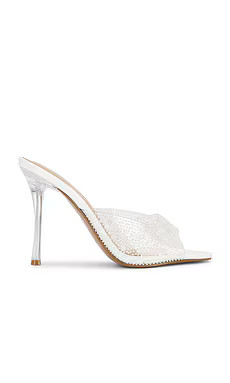 Steve Madden Peach Pearl Mule in Clear from Revolve.com | Revolve Clothing (Global)