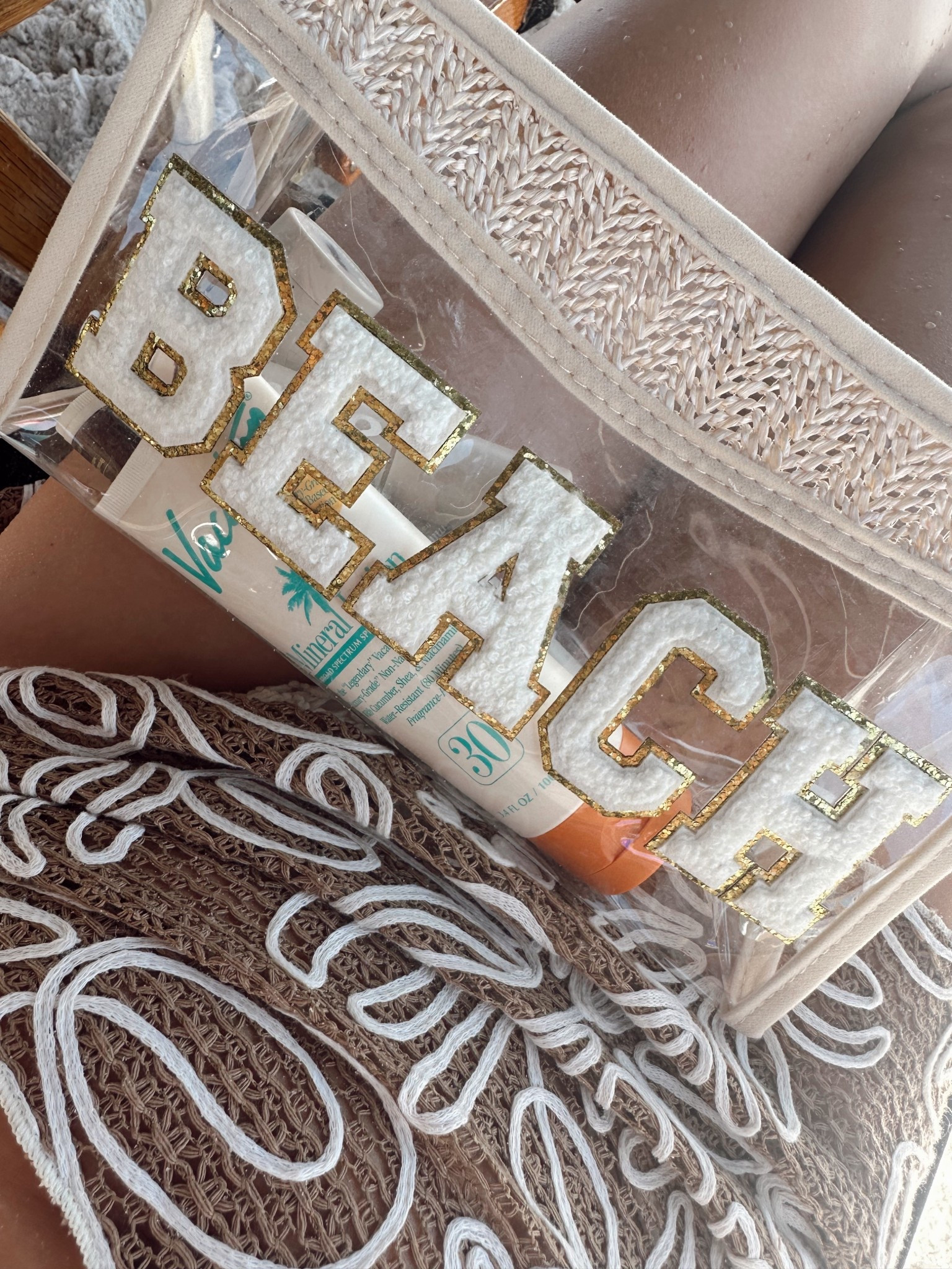 organize your beach tote w this cutie beach bag! perfect for keeping all of your sunscreen in! 

#LTKootd #LTKSwim #LTKTravel