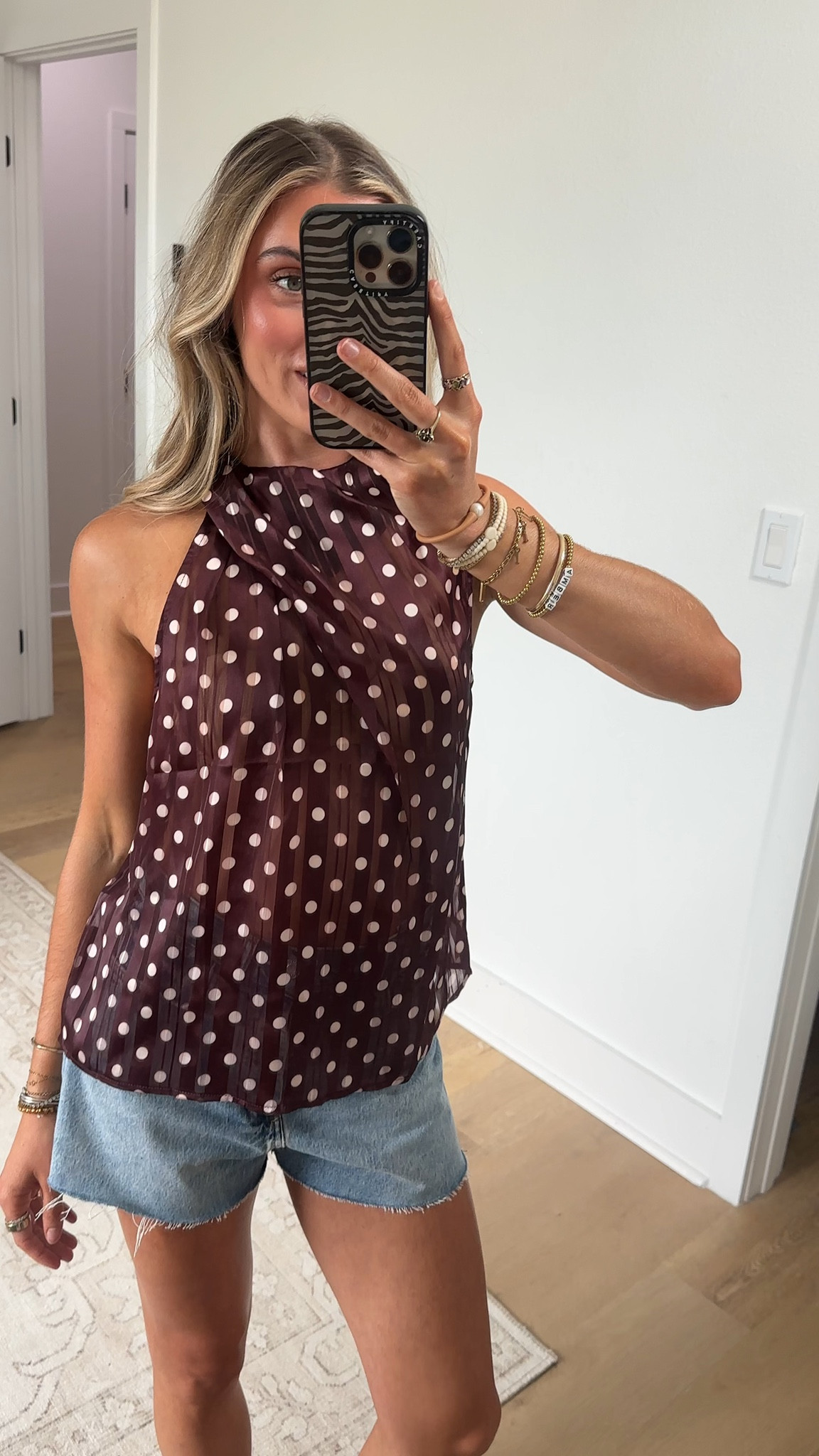 Amazon size small Chevara Women’s Polka Dot Sleeveless Blouse Crew Neck Pleated Lightweight Summer Tank Chiffon Top

#LTKootd #LTKSaleAlert #LTKSeasonal