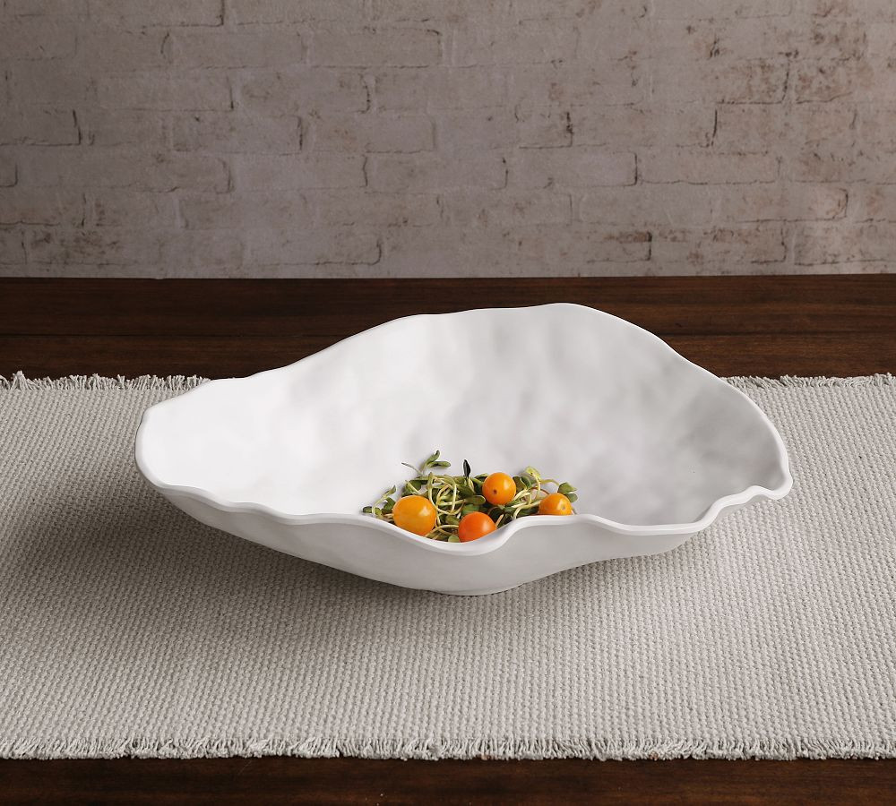 Nube Outdoor Oval Bowl | Pottery Barn (US)