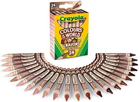 Crayola 918992.048 24 Colours of The World Skin Tone Crayons | Amazon (US)