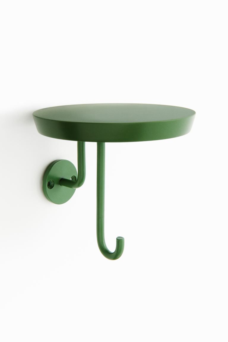 Shelf with Hook - Green - Home All | H&M US | H&M (US + CA)