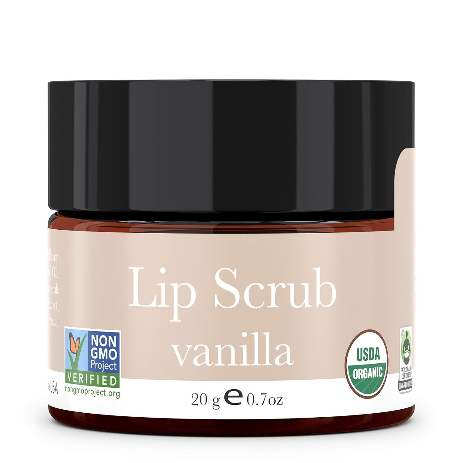 Organic Lip Scrub Vanilla - Lip Scrubs Exfoliator & Moisturizer, Lip Exfoliator Scrub, Sugar Lip ... | Amazon (US)