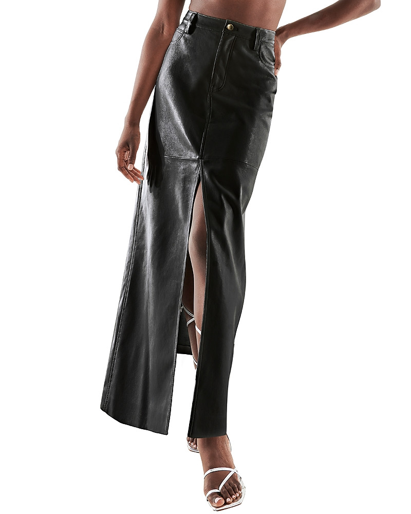 As by Df Imogen Recycled Leather Skirt | Bloomingdale's (US)