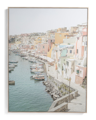 30X40 Framed Canvas Procida Island Wall Art | TJ Maxx
