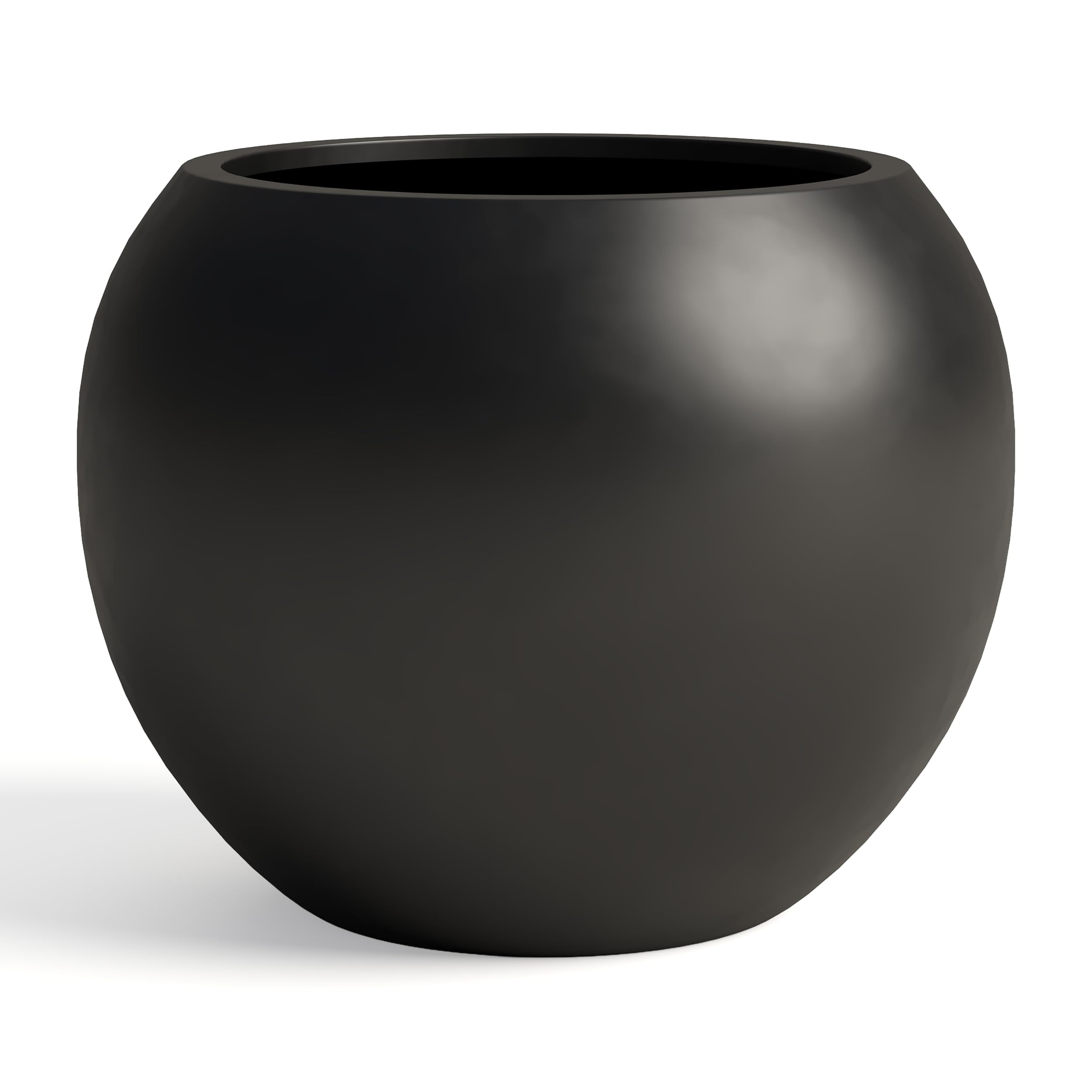 DTY Signature Mount Sherman Modern Indoor Outdoor Fiberstone Sphere Planter, Durable Round Garden... | Amazon (US)