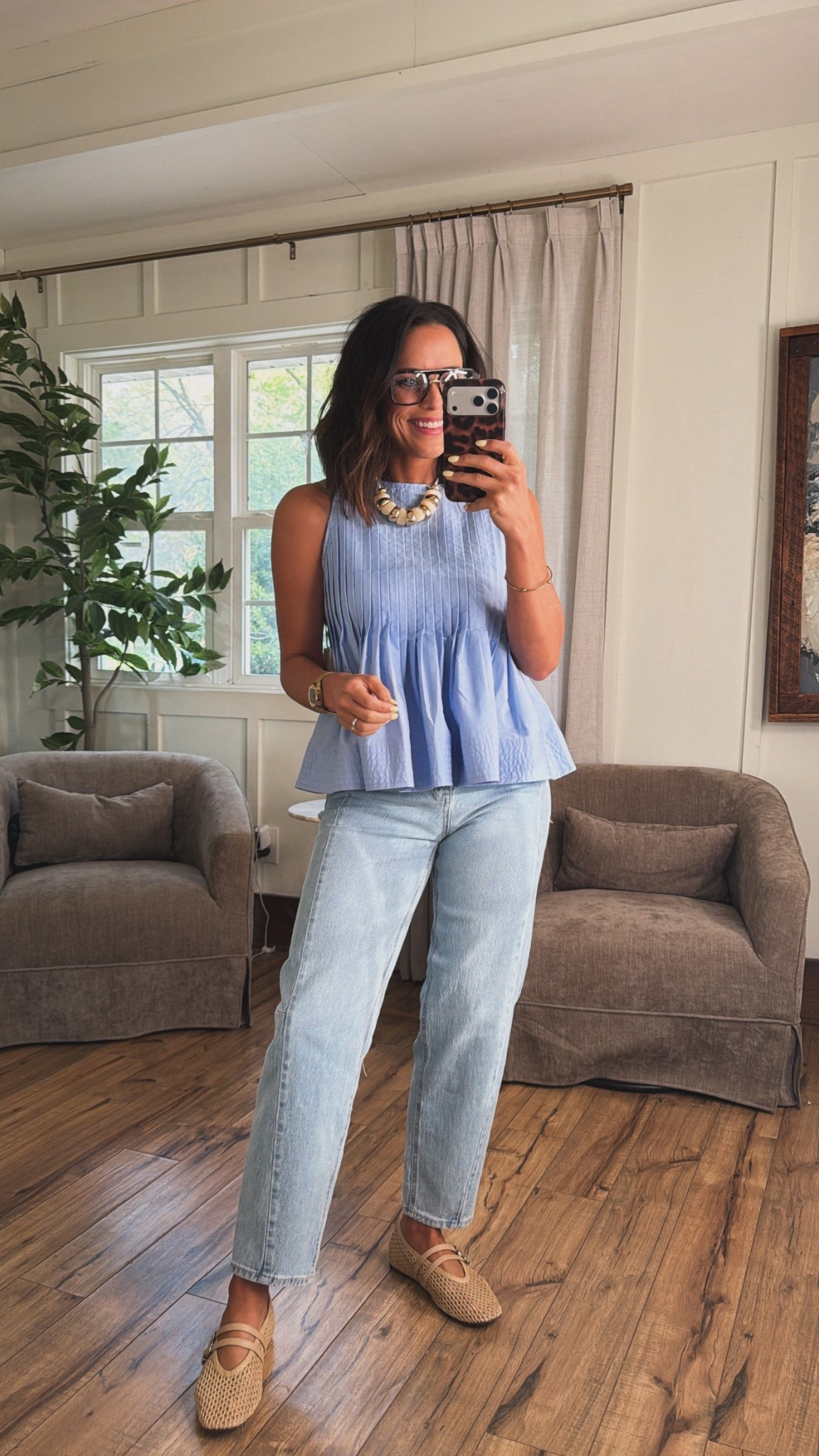 @walmart this top is one of those “looks expensive but isn’t” finds 💙
so flattering, lightweight, and makes a simple jeans outfit feel put together
easy everyday win 👏🏼

walmart outfit, walmart finds, affordable fashion, casual outfit ideas, blue top outfit, everyday outfit inspo, budget friendly style, spring summer outfit, easy outfits, chic basics

#walmartfinds #walmartfashion #ltkstyle #affordablefashion #casualoutfit #everydaystyle #springoutfits #ltkfinds #budgetfriendly