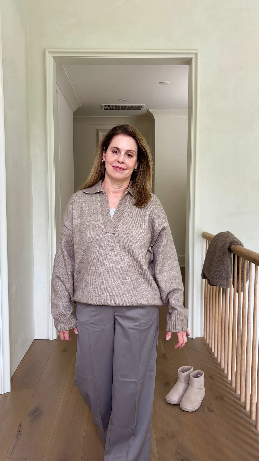 Monochrome neutral outfit from H&M.  Beautiful taupe color!  The pants are selling out fast so I'm linking another one that's similar and cute.  I'm wearing a size 2, but need to size up to a 4.  




Affordable fall outfit
Neutral sweatshirt 
Sweater set
Neutral pants
Slim joggers
Modal sweatshirt 
Looks for less
Activewear 
Casual wear
Travel outfit

#LTKfindsunder50
#LTKtravel

#LTKVideo #LTKWorkwear #LTKOver40