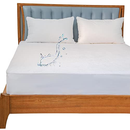 Kingnex Full Size Mattress Protector Waterproof Matressprotector Quiet Breathable - Premium Soft Bamboo Viscose Terry Fitted Bed Mattress Cover | Amazon (US)