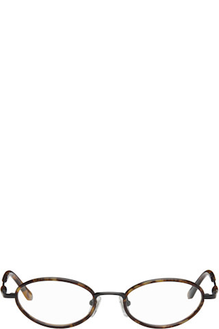 BONNIE CLYDE - Black & Brown Voodoo Glasses | SSENSE