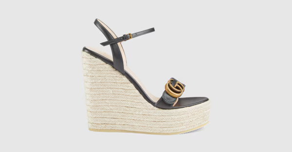 Gucci Women's leather platform espadrille | Gucci (US)